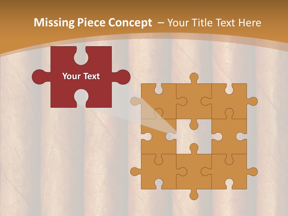 Objects Cigar Lung PowerPoint Template