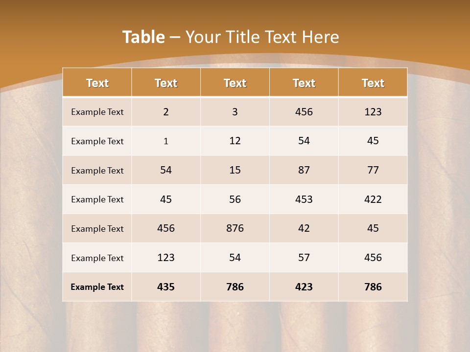 Objects Cigar Lung PowerPoint Template