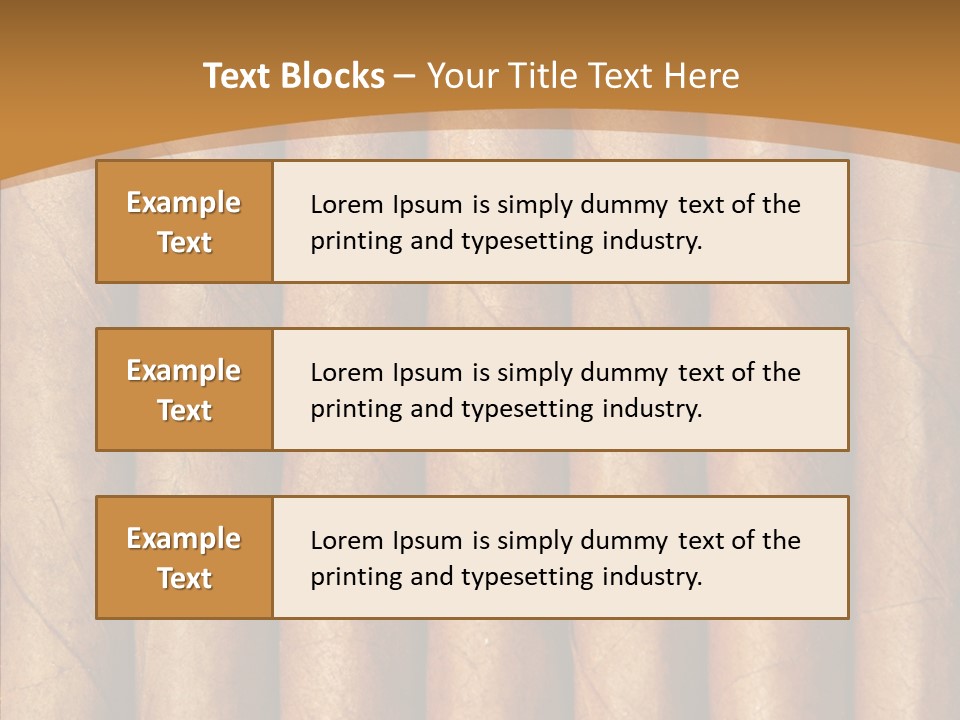 Objects Cigar Lung PowerPoint Template