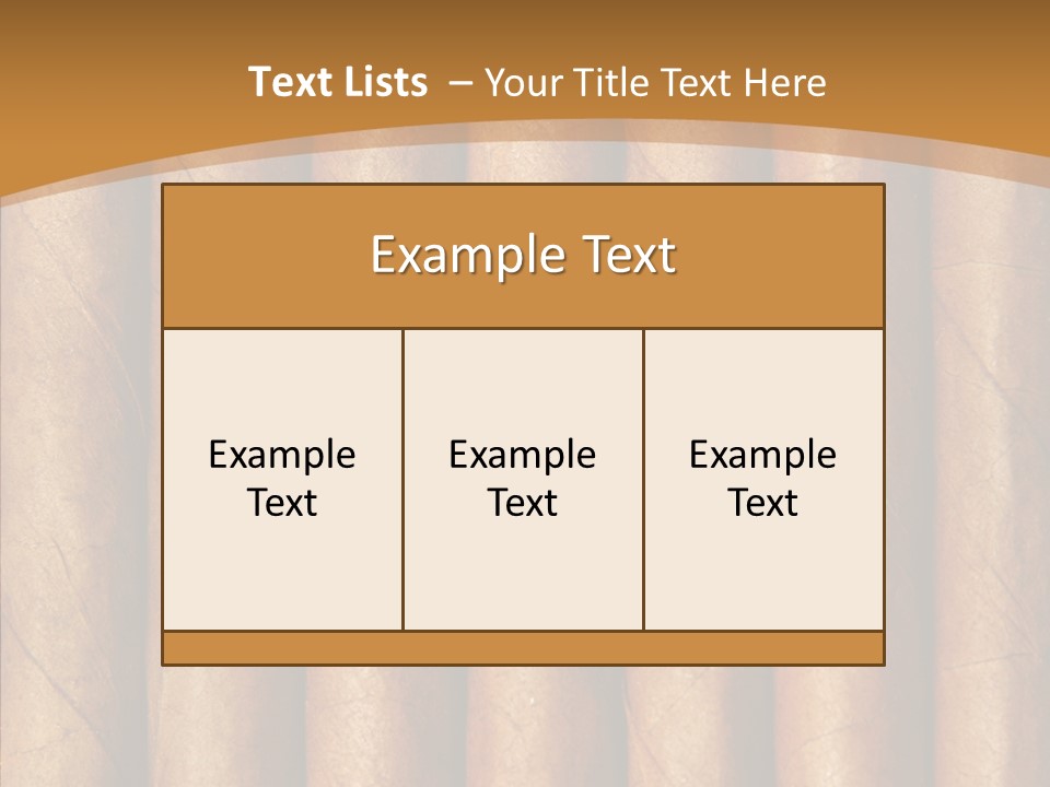 Objects Cigar Lung PowerPoint Template
