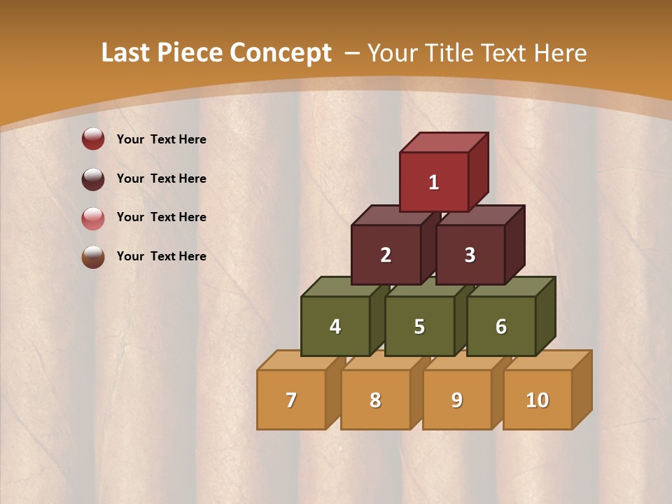 Objects Cigar Lung PowerPoint Template