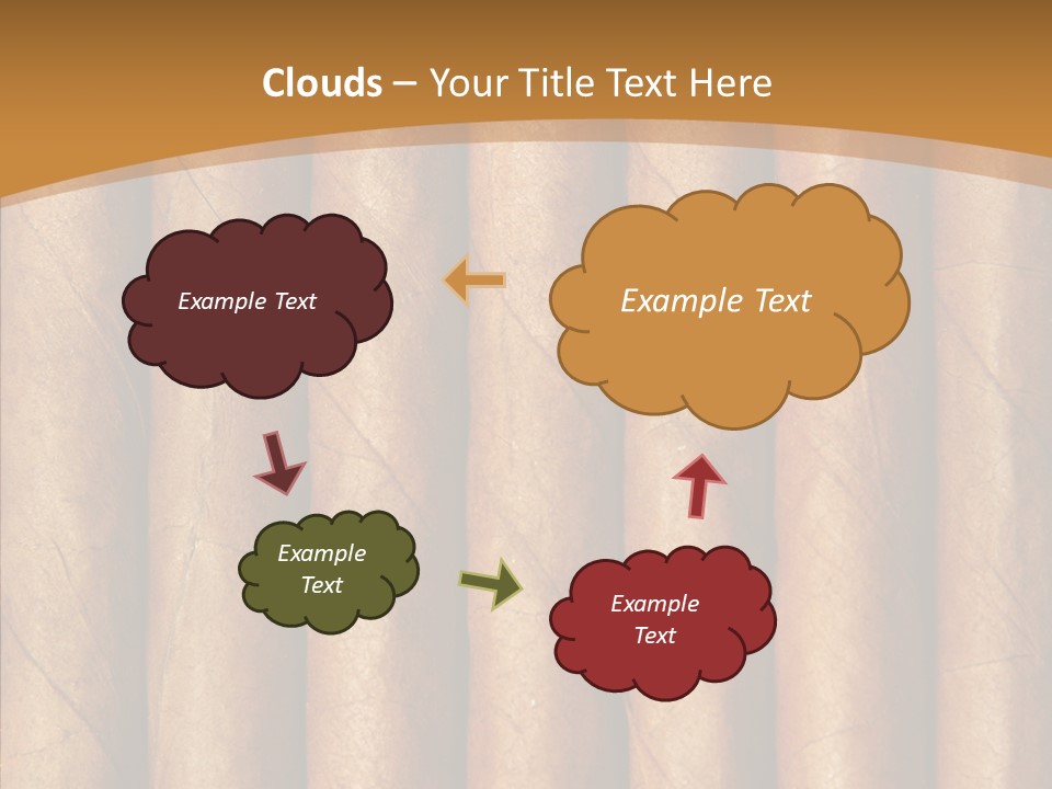 Objects Cigar Lung PowerPoint Template