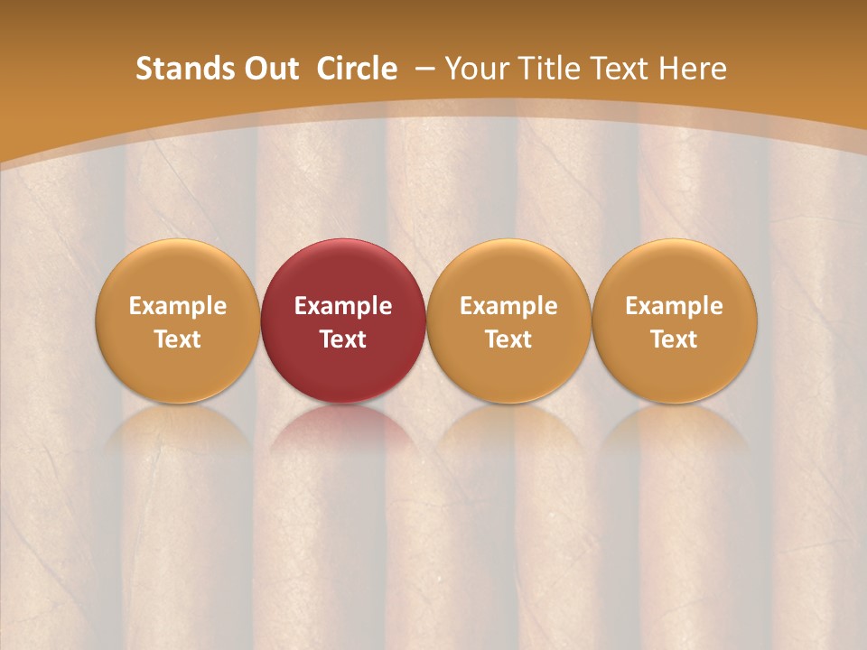 Objects Cigar Lung PowerPoint Template