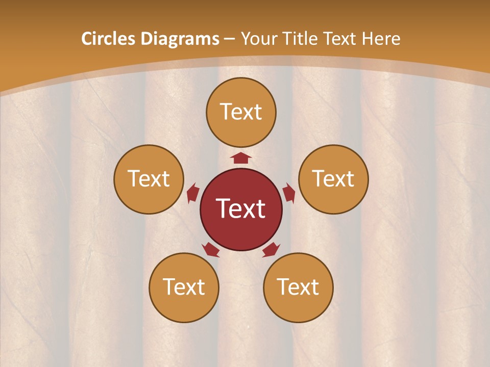 Objects Cigar Lung PowerPoint Template