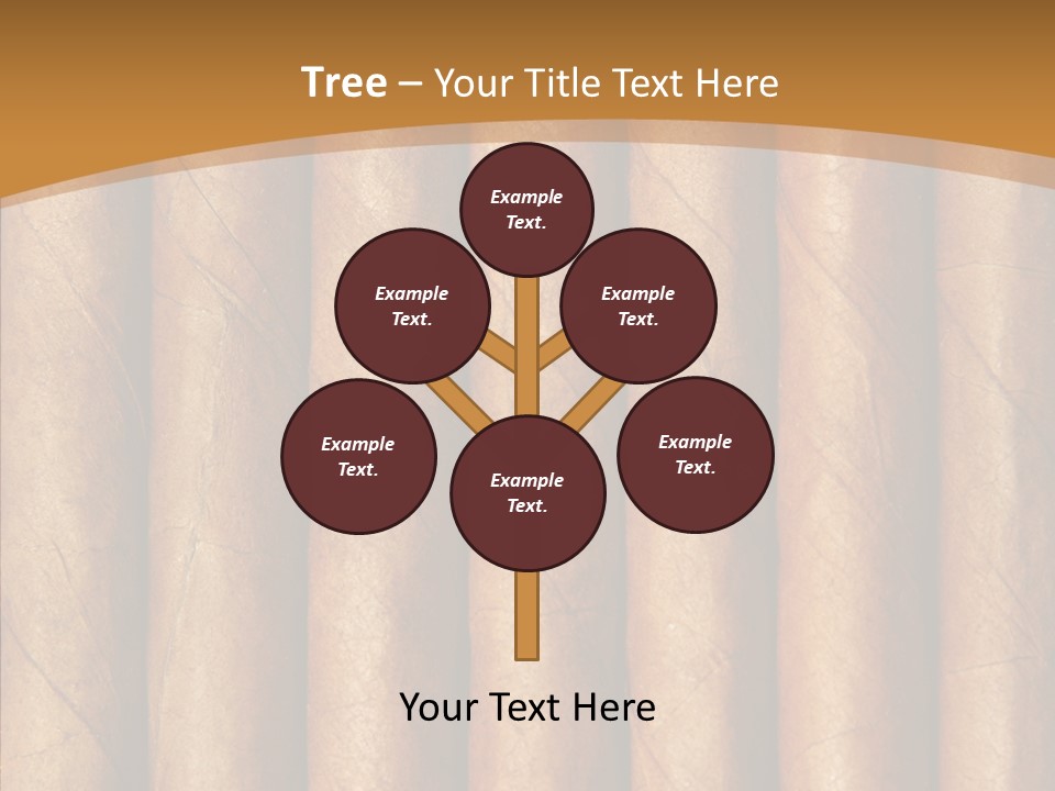 Objects Cigar Lung PowerPoint Template