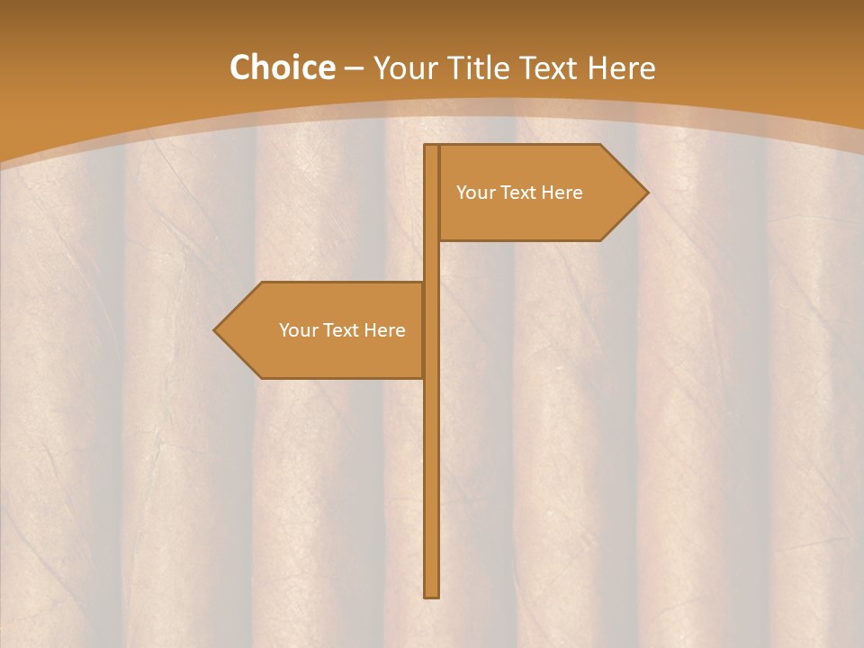 Objects Cigar Lung PowerPoint Template