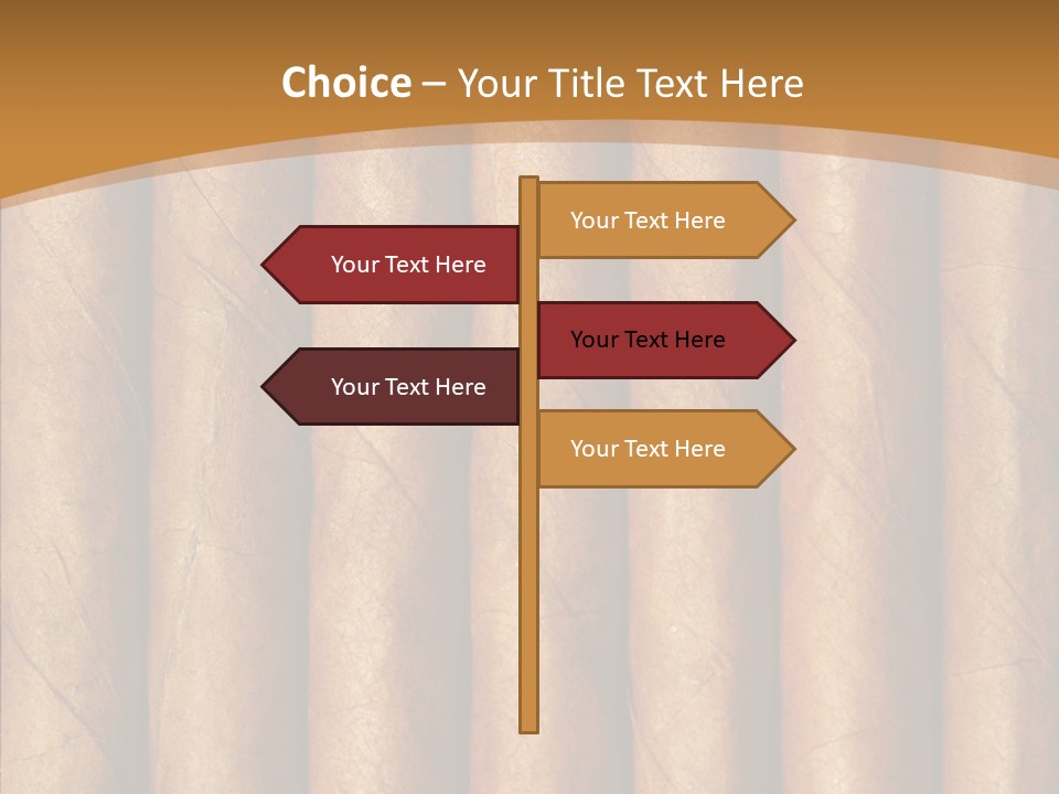 Objects Cigar Lung PowerPoint Template