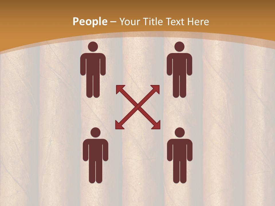 Objects Cigar Lung PowerPoint Template