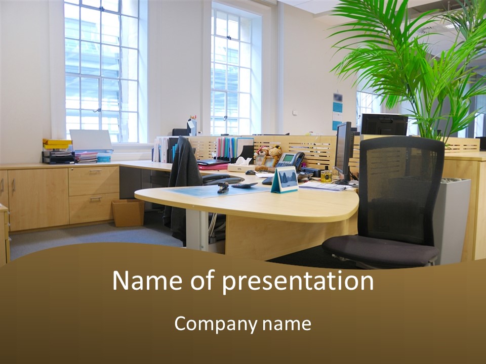 Lcd Room Modern PowerPoint Template