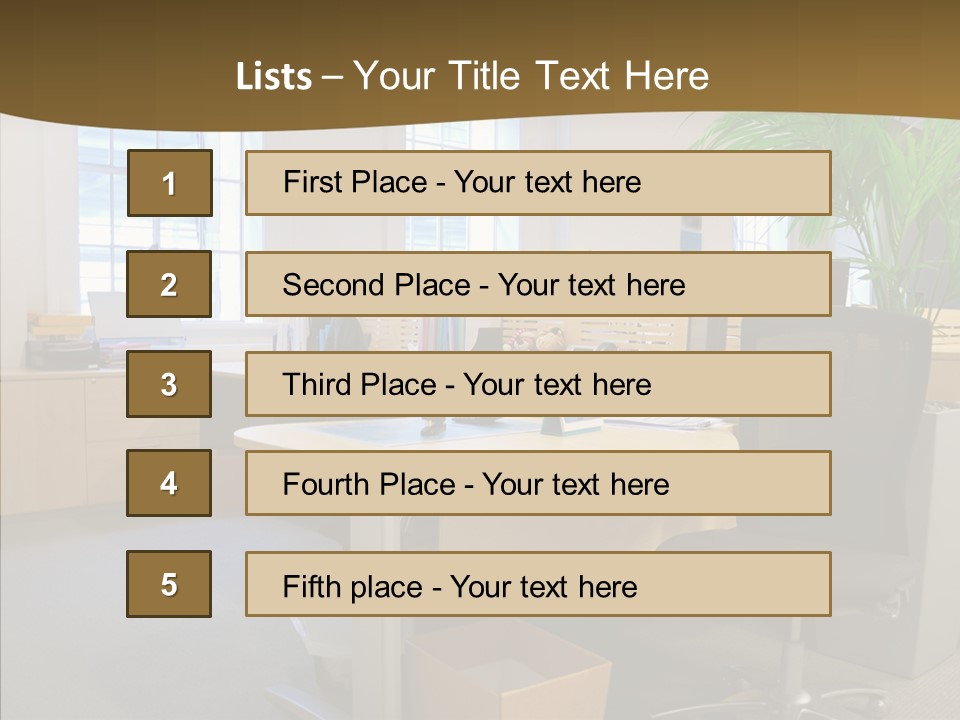 Lcd Room Modern PowerPoint Template