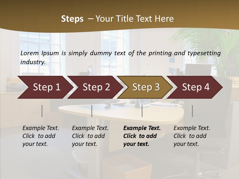 Lcd Room Modern PowerPoint Template