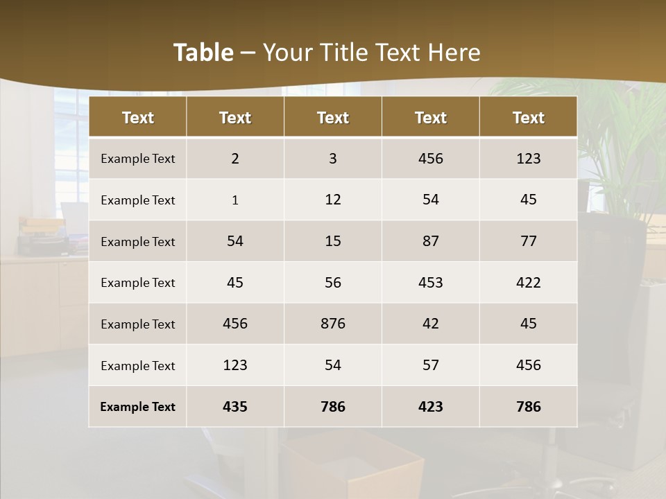 Lcd Room Modern PowerPoint Template