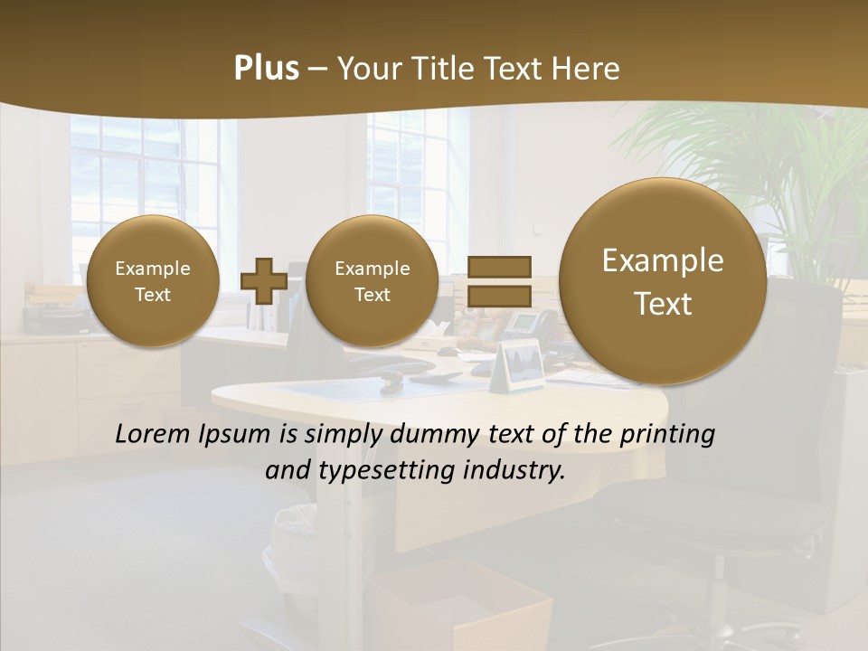 Lcd Room Modern PowerPoint Template