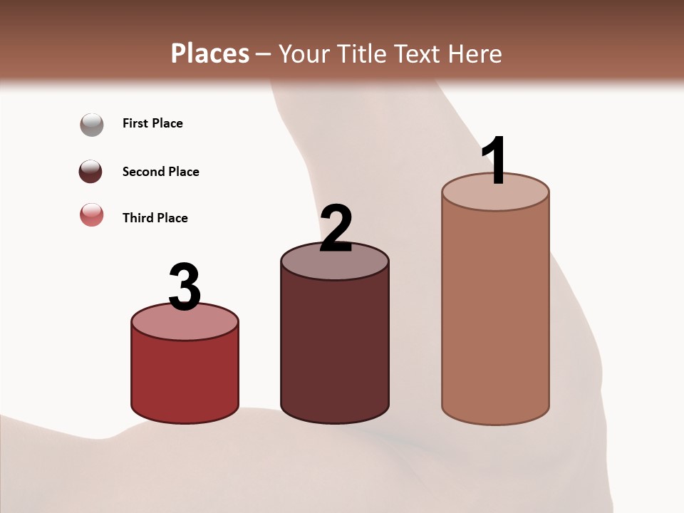 Flex Bicep Athlete PowerPoint Template