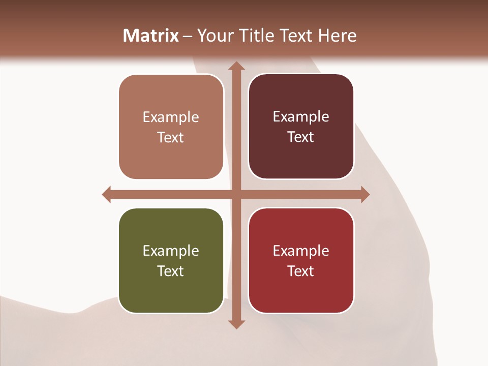 Flex Bicep Athlete PowerPoint Template