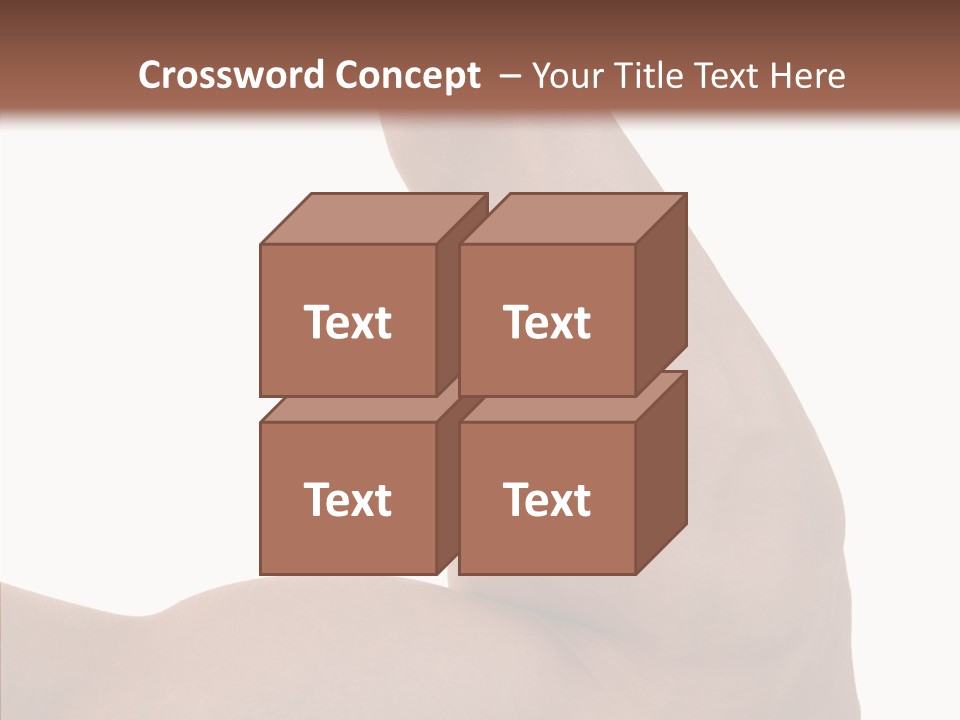 Flex Bicep Athlete PowerPoint Template