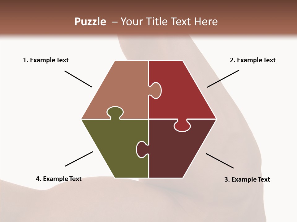 Flex Bicep Athlete PowerPoint Template