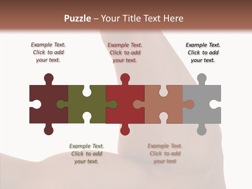 Flex Bicep Athlete PowerPoint Template