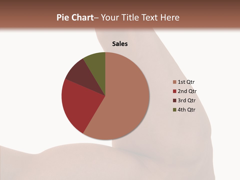Flex Bicep Athlete PowerPoint Template