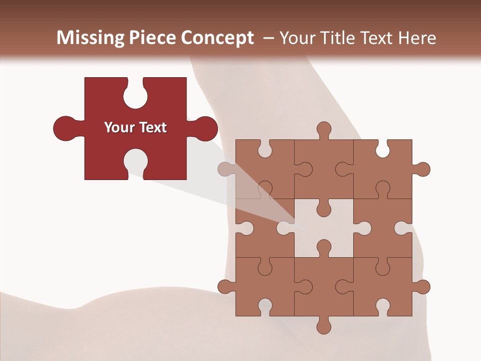 Flex Bicep Athlete PowerPoint Template