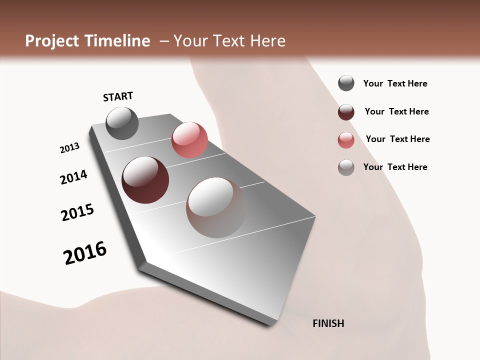 Flex Bicep Athlete PowerPoint Template