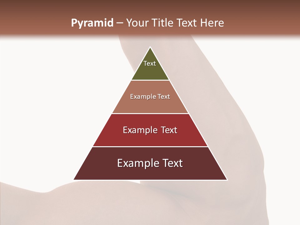 Flex Bicep Athlete PowerPoint Template