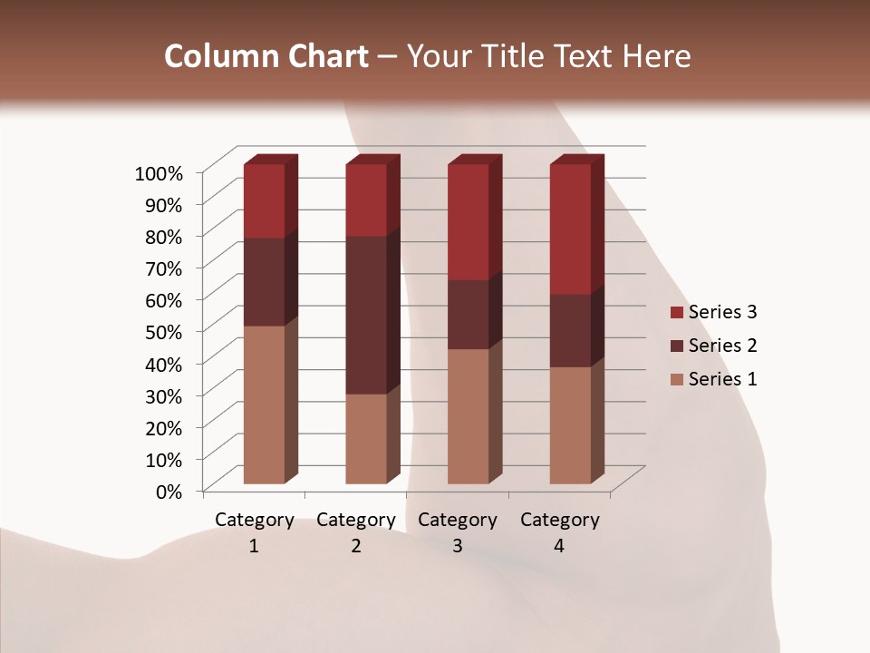 Flex Bicep Athlete PowerPoint Template