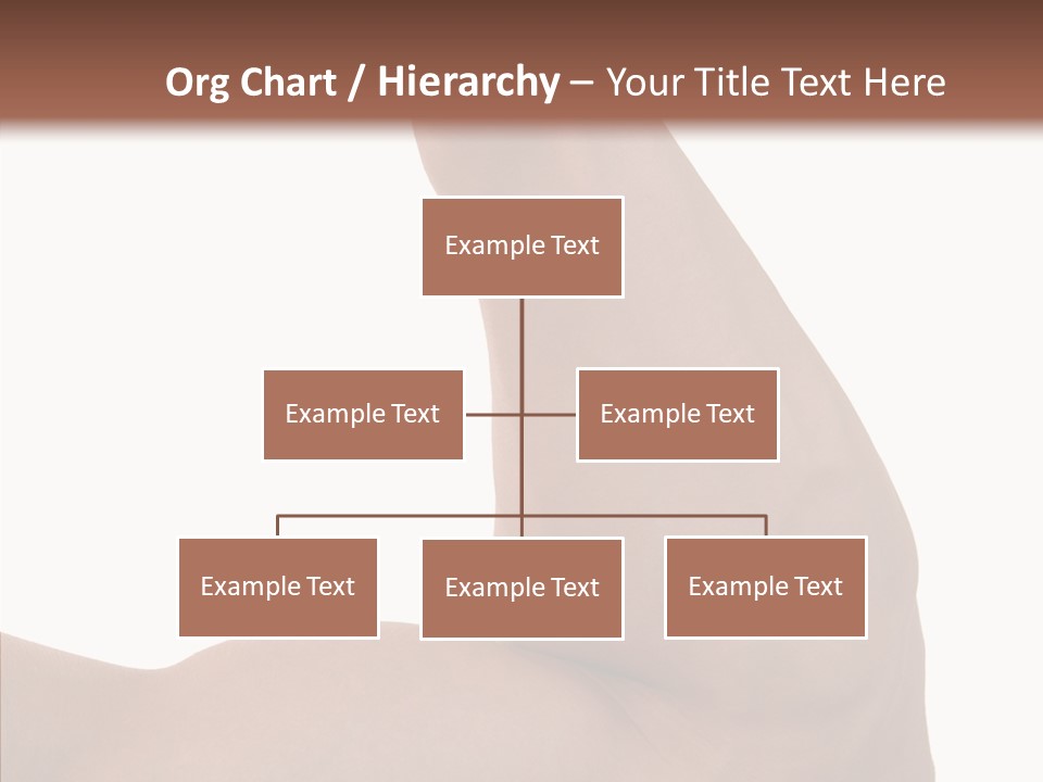Flex Bicep Athlete PowerPoint Template