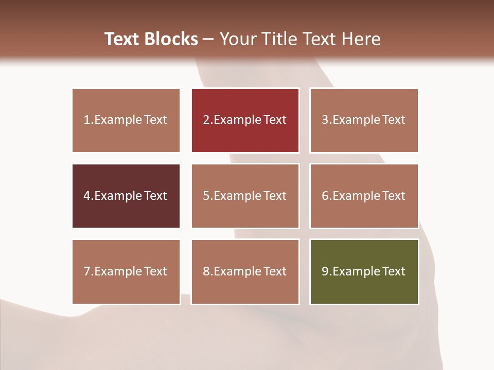 Flex Bicep Athlete PowerPoint Template