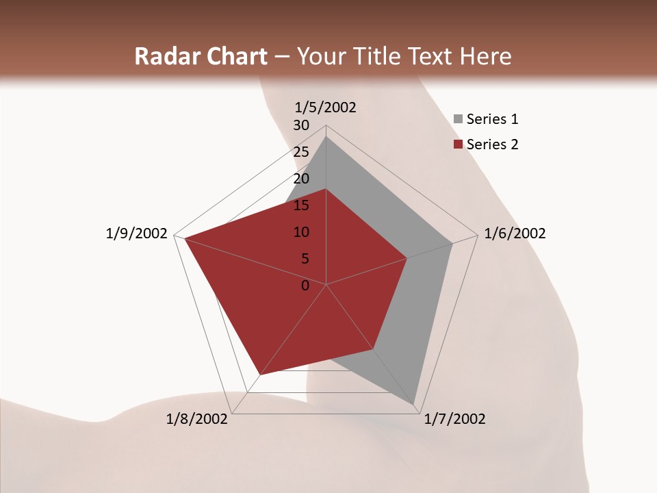 Flex Bicep Athlete PowerPoint Template