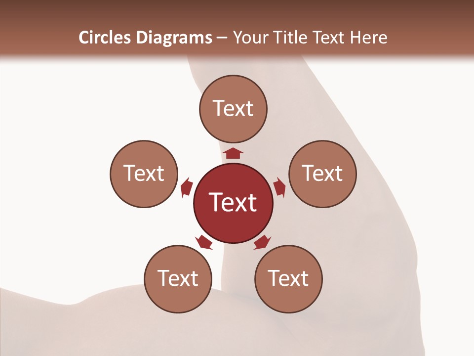 Flex Bicep Athlete PowerPoint Template