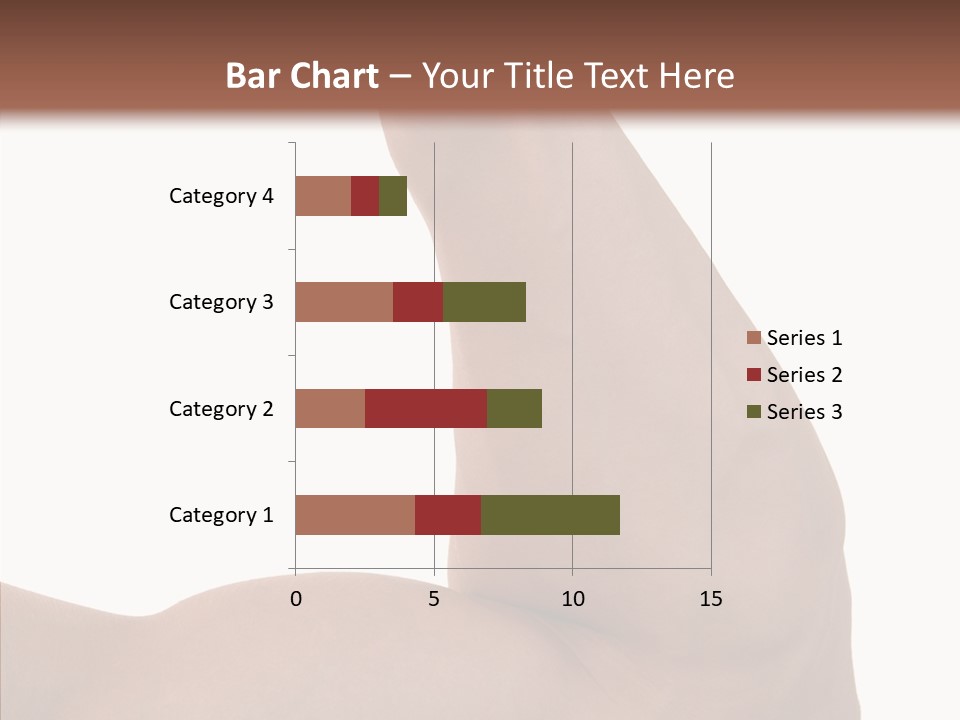 Flex Bicep Athlete PowerPoint Template