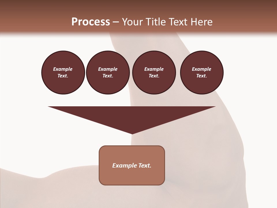 Flex Bicep Athlete PowerPoint Template