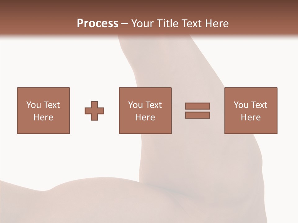 Flex Bicep Athlete PowerPoint Template