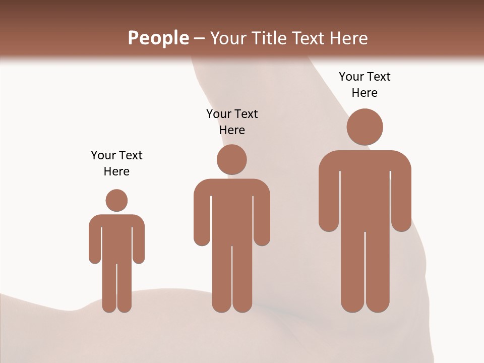 Flex Bicep Athlete PowerPoint Template