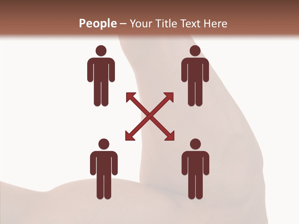 Flex Bicep Athlete PowerPoint Template