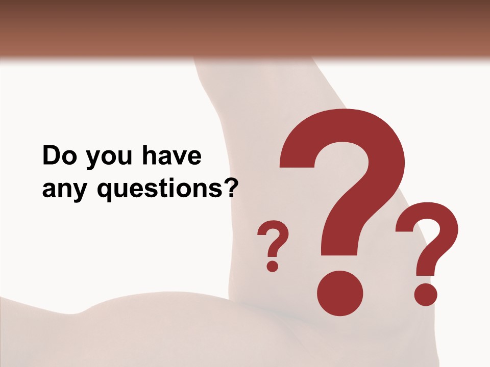 Flex Bicep Athlete PowerPoint Template