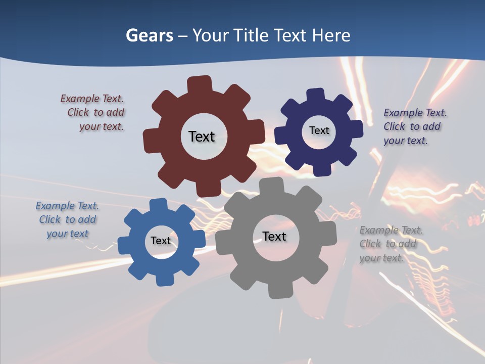 Speed Faster Traffic PowerPoint Template