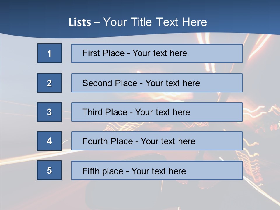 Speed Faster Traffic PowerPoint Template