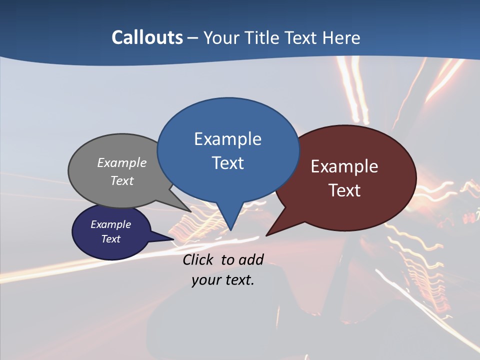 Speed Faster Traffic PowerPoint Template