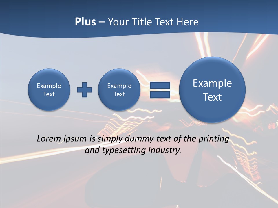 Speed Faster Traffic PowerPoint Template