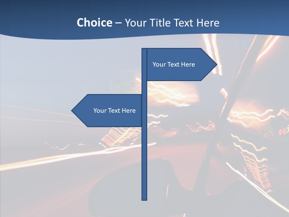 Speed Faster Traffic PowerPoint Template