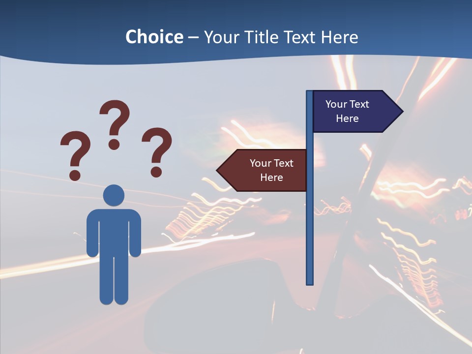 Speed Faster Traffic PowerPoint Template