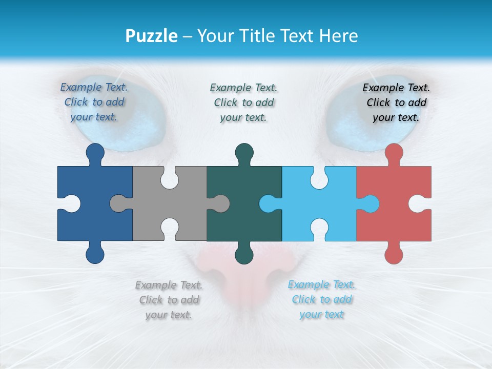 Tail Feline Curious PowerPoint Template