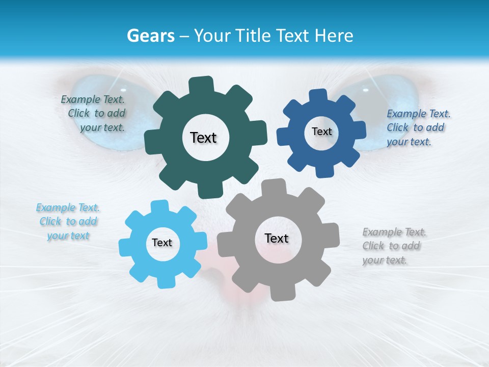 Tail Feline Curious PowerPoint Template