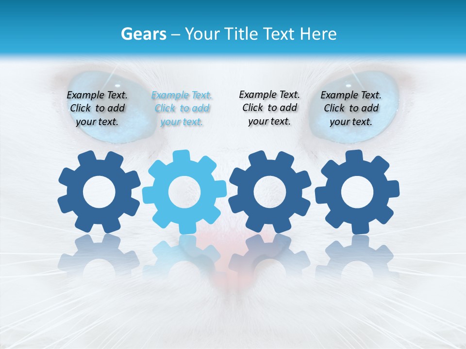 Tail Feline Curious PowerPoint Template