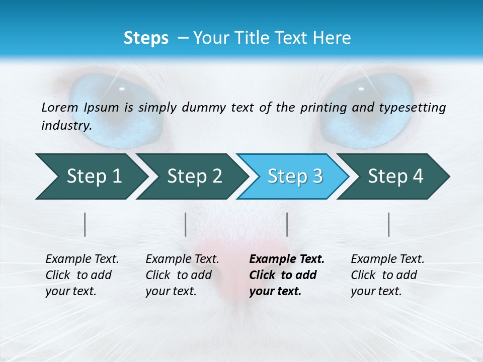 Tail Feline Curious PowerPoint Template