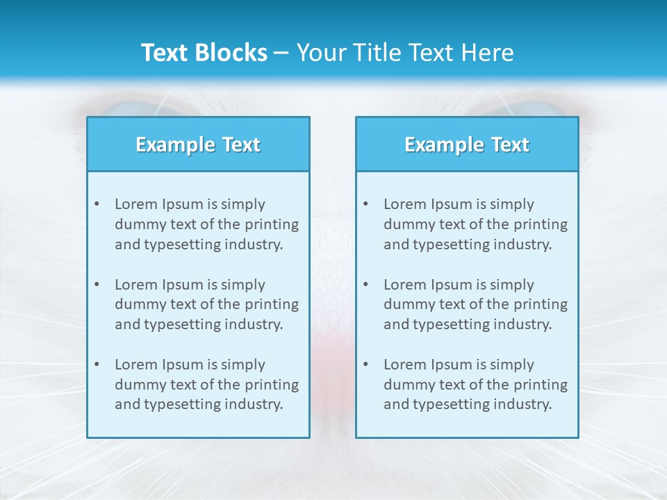Tail Feline Curious PowerPoint Template
