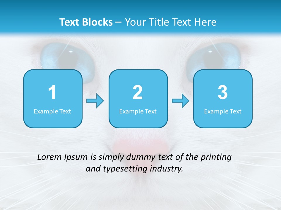 Tail Feline Curious PowerPoint Template