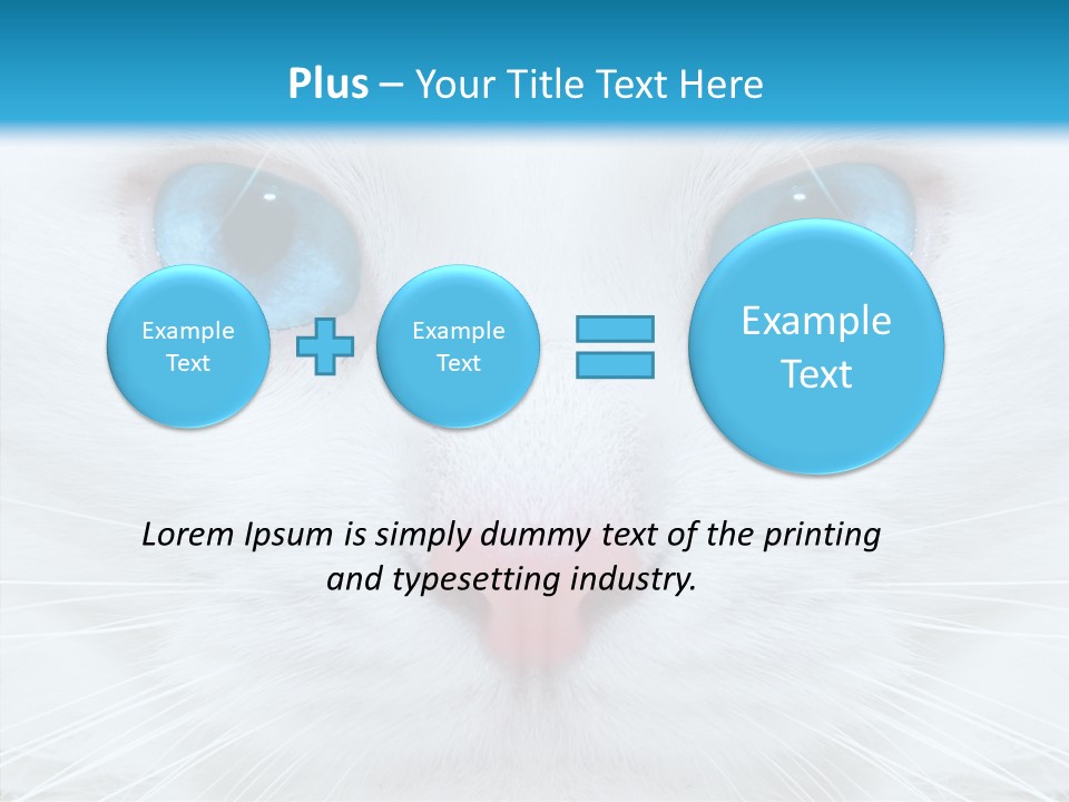 Tail Feline Curious PowerPoint Template